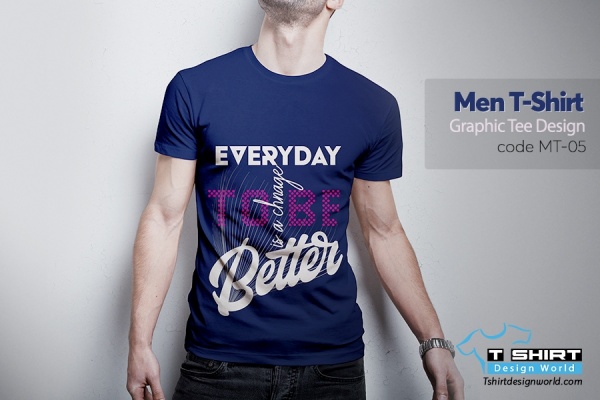  Men T-shirt Design Code MT-05